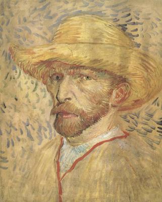 Vincent Van Gogh Self-Portrait with Straw Hat (nn04) Germany oil painting art